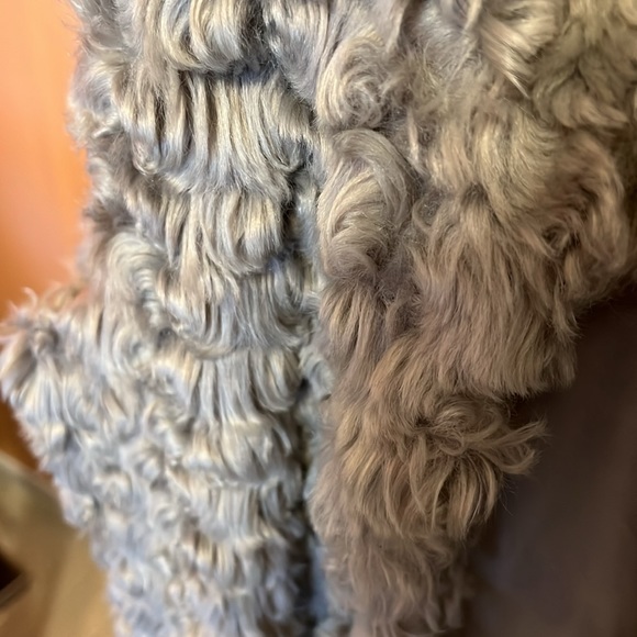 Live a little faux fur lined vest size Large - Picture 2 of 7